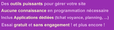 Service de cr�ation de site internet de voyance