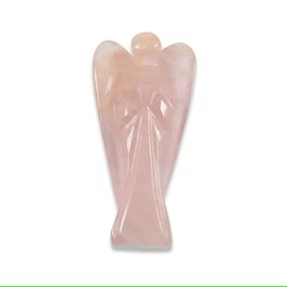 Ange en quartz rose
