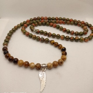 Bracelet Mala unakite