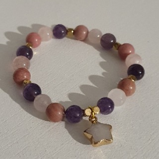 Bracelet Quartz rose