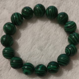Bracelet malachite magnétisé