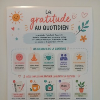 La gratitude au quotidien