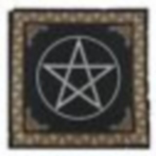Nappe rituel pentagramme 