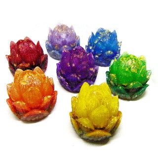 Orgonites fleurs de lotus 