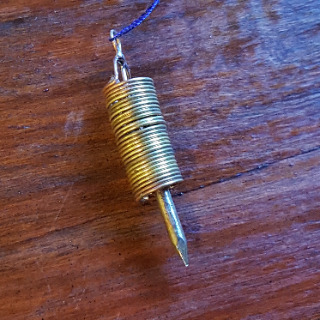 Pendule unique cuivre/laiton