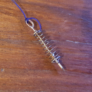 Pendule unique laiton ressort
