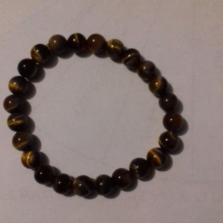 Bracelet boules oeil de tigre