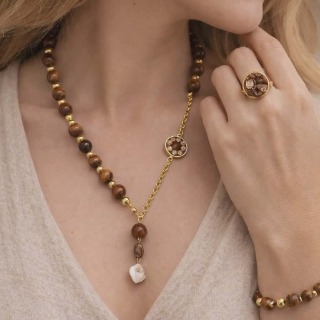 Collier oeil de tigre