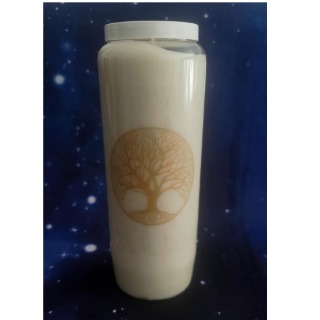 Bougie arbre de vie et prière