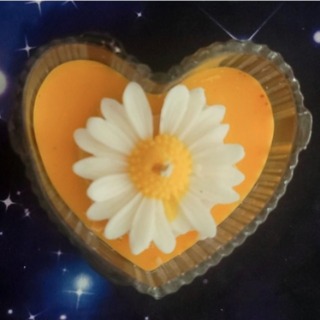 Bougie marguerite artisanale