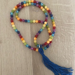 Mala perles couleurs chakras