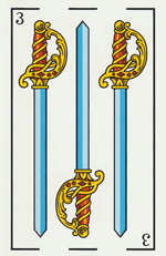 Trois épées