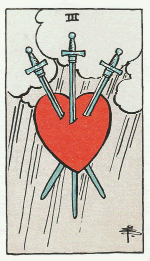 Trois des épées