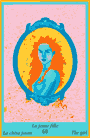 La jeune fille oracle bleu