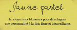Jaune pastel