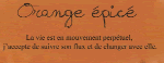 Orange épicé